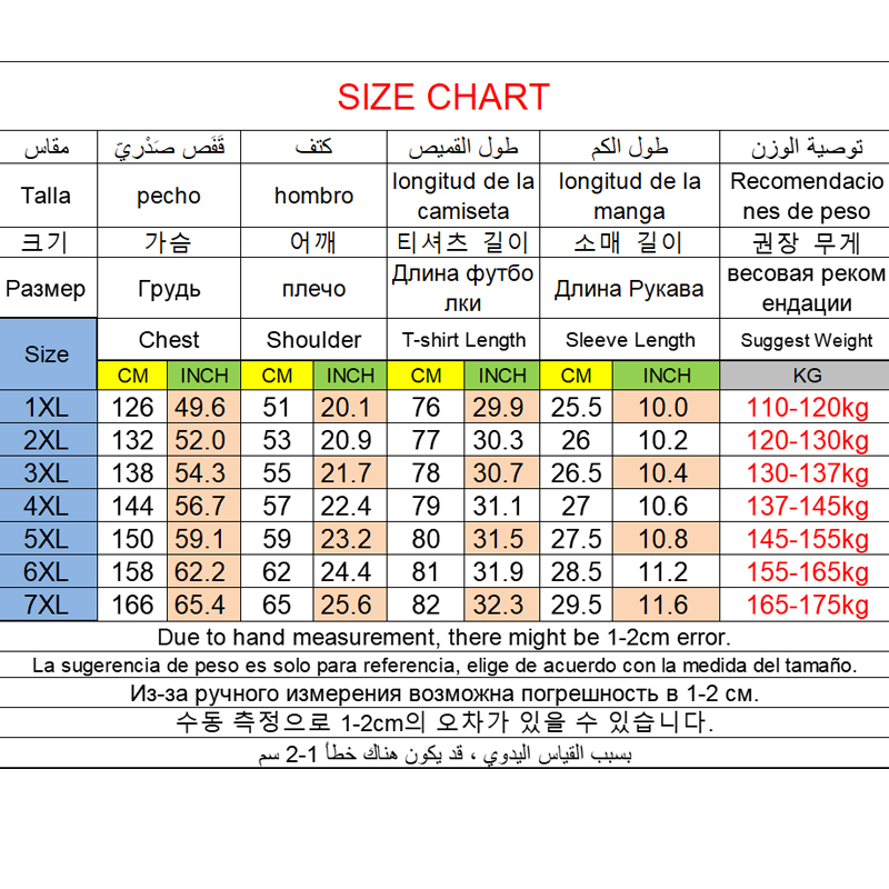 Men's Plus Size T-shirt 5XL 6X - Summer Clothing Plus Size review and price