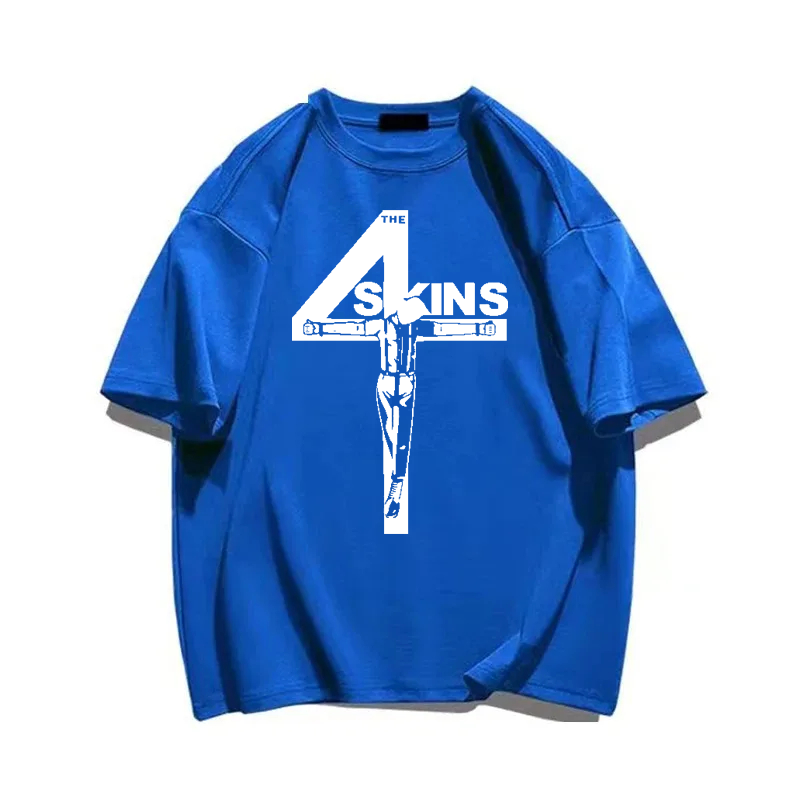 The 4 Skins Oi T Shirt Uk Punk - Summer Clothing Uk Men review and price