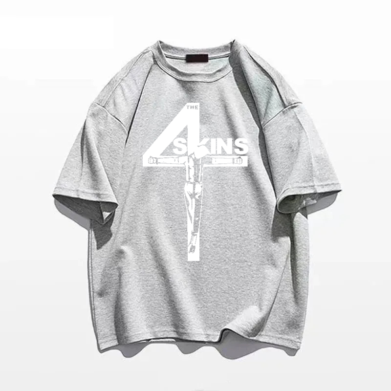 The 4 Skins Oi T Shirt Uk Punk - Summer Clothing Uk Men review and price