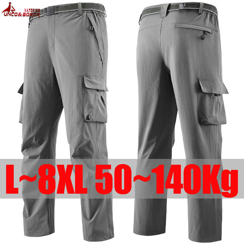 Plus Size 7XL 8XL Men`s Quick  - Summer Hiking Clothing review and price