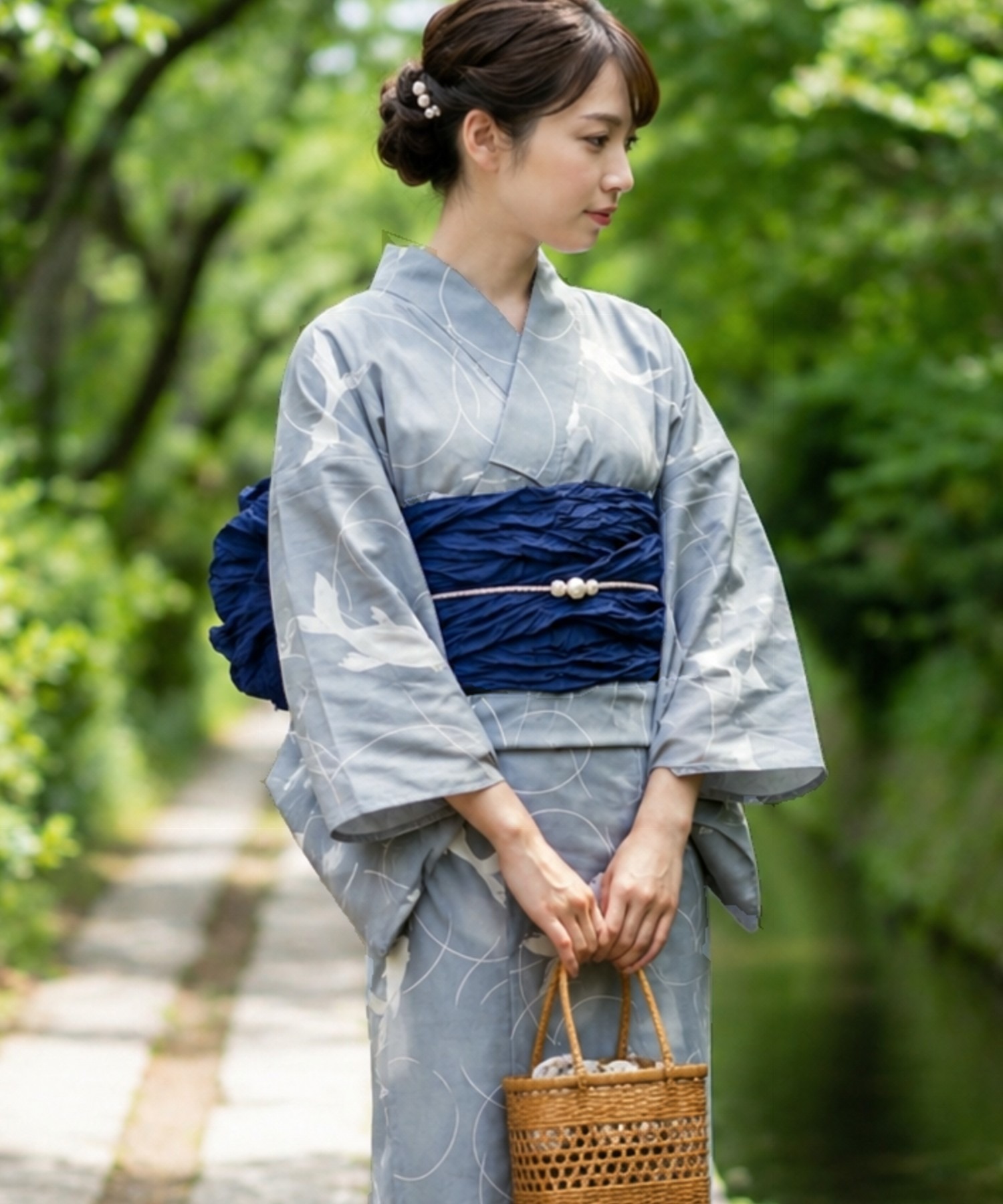 Traditional Yukata Kimono Cott - Summer Clothing Girl review and price