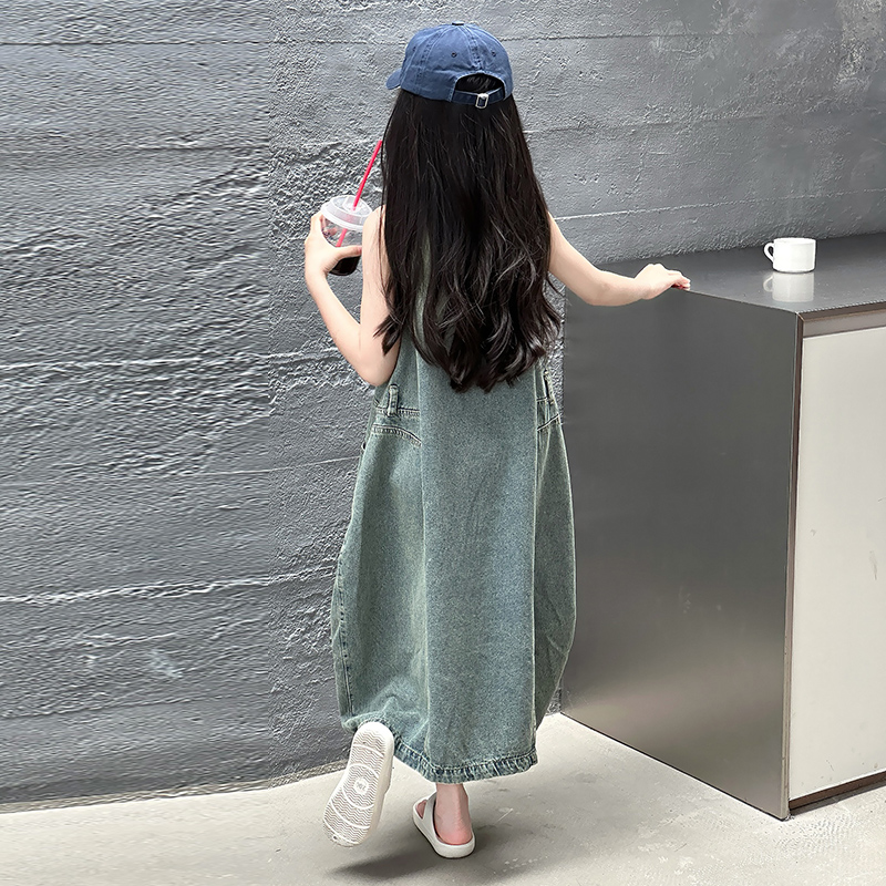 Vintage Blue Children Girls Hi - Summer Clothing Girl review and price
