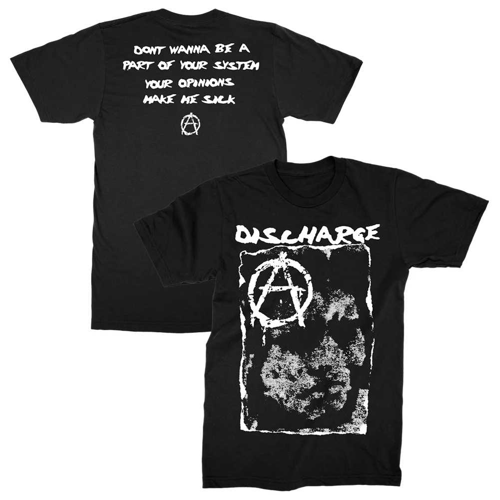 Uk Discharge T-Shirt Hear Noth - Summer Clothing Uk Men review and price