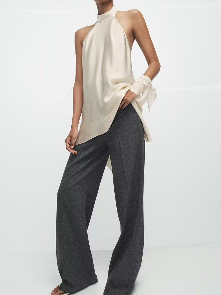 Sexy Asymmetrical Backless Sle - Summer Clothing Girl review and price
